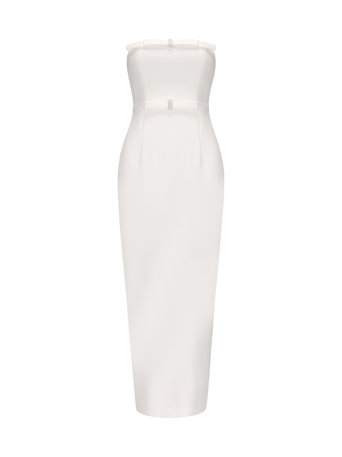 Demi Bow Dress (White) (Final Sale)