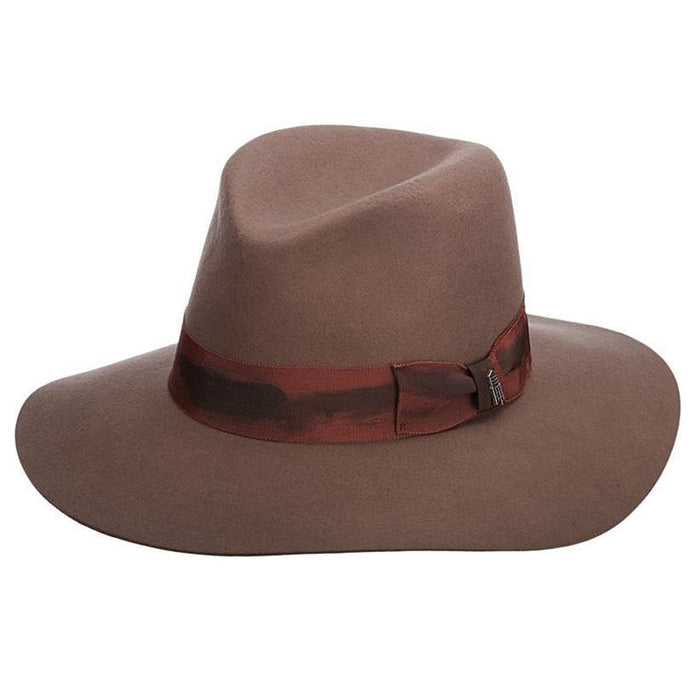 Brooklyn Hats - Strasbourg Wide Brim Men's Hat Safari Hat Brooklyn Hat BKN1536 Taupe Medium (22 3/8")