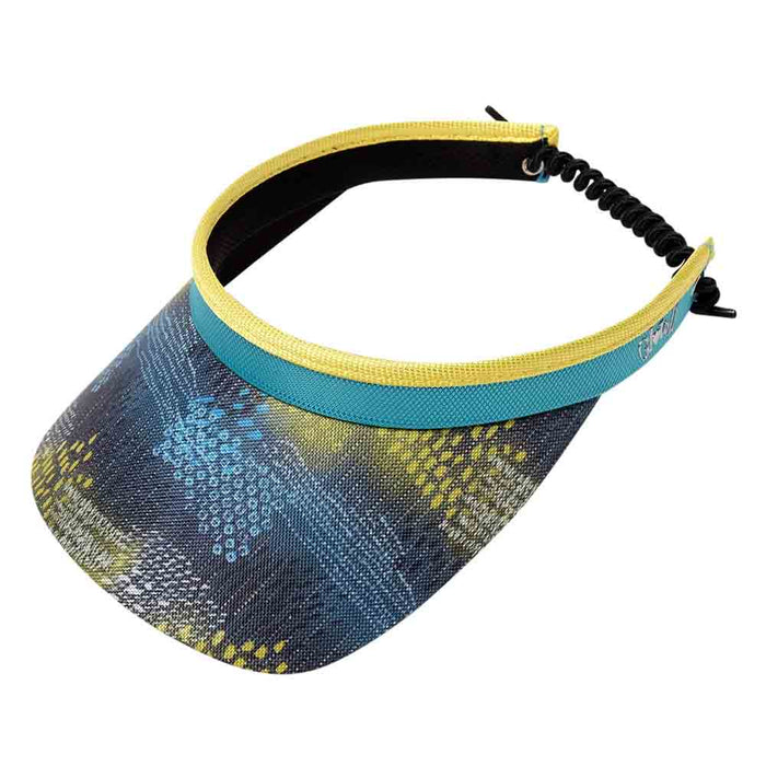 Laguna Golf Sun Visor with Coil Lace - GloveIt Visor Cap GloveIt V405 Teal