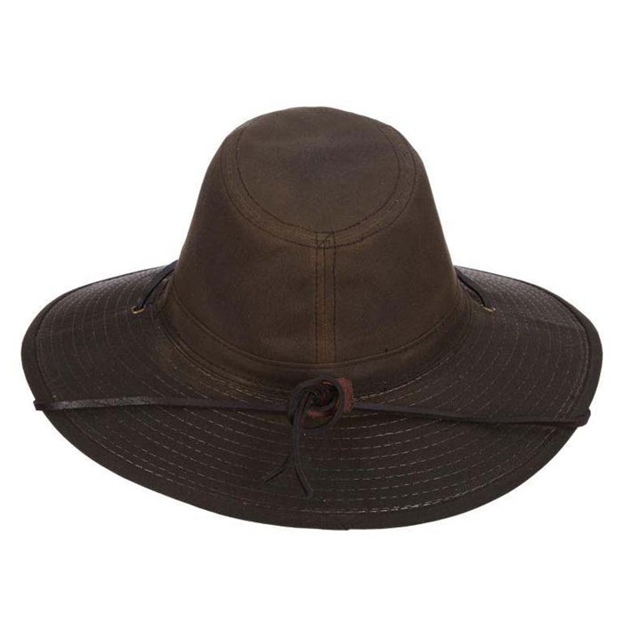 Oil Cloth Outback Hat for Small Heads - DPC Headwear Safari Hat Dorfman Hat Co.