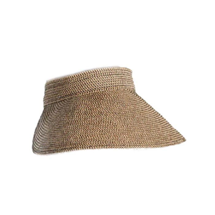 Ultrabraid Roll Up Wide Brim Sun Visor - San Diego Hat Visor Cap San Diego Hat Company