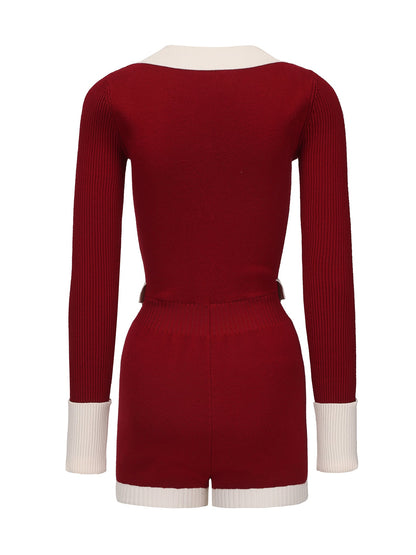 Francesca Jumpsuit (Red) (Final Sale)