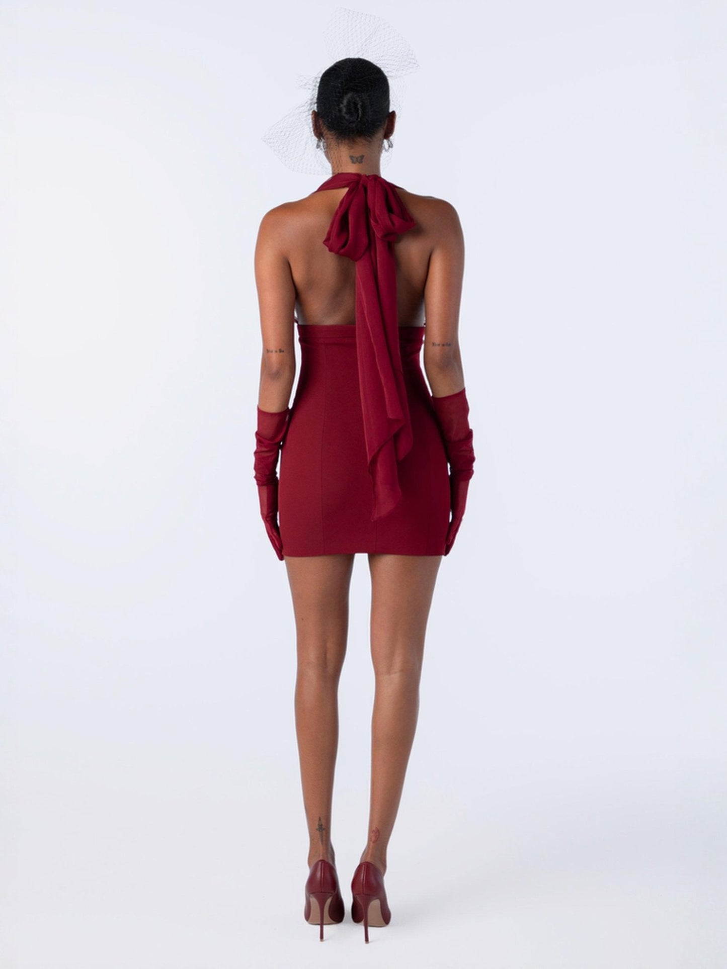 Melinda Dress (Red) (Final Sale)