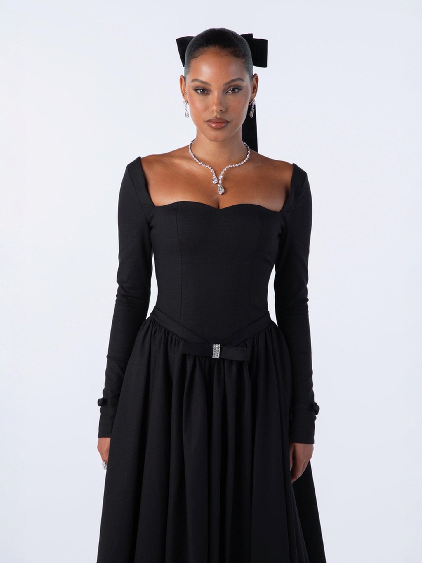Bernadette Dress (Black) (Final Sale)