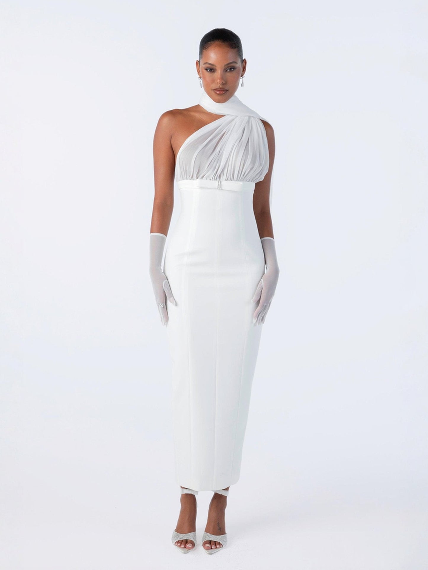 Camella Dress (White) (Final Sale)