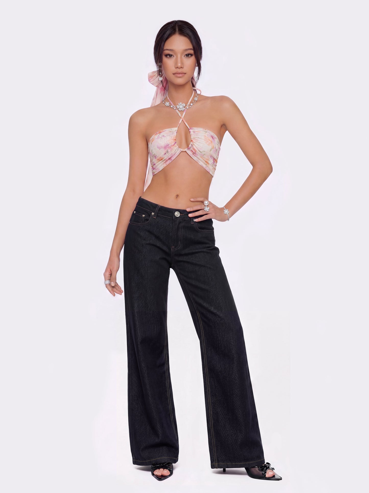 Marisol Halter Print Top