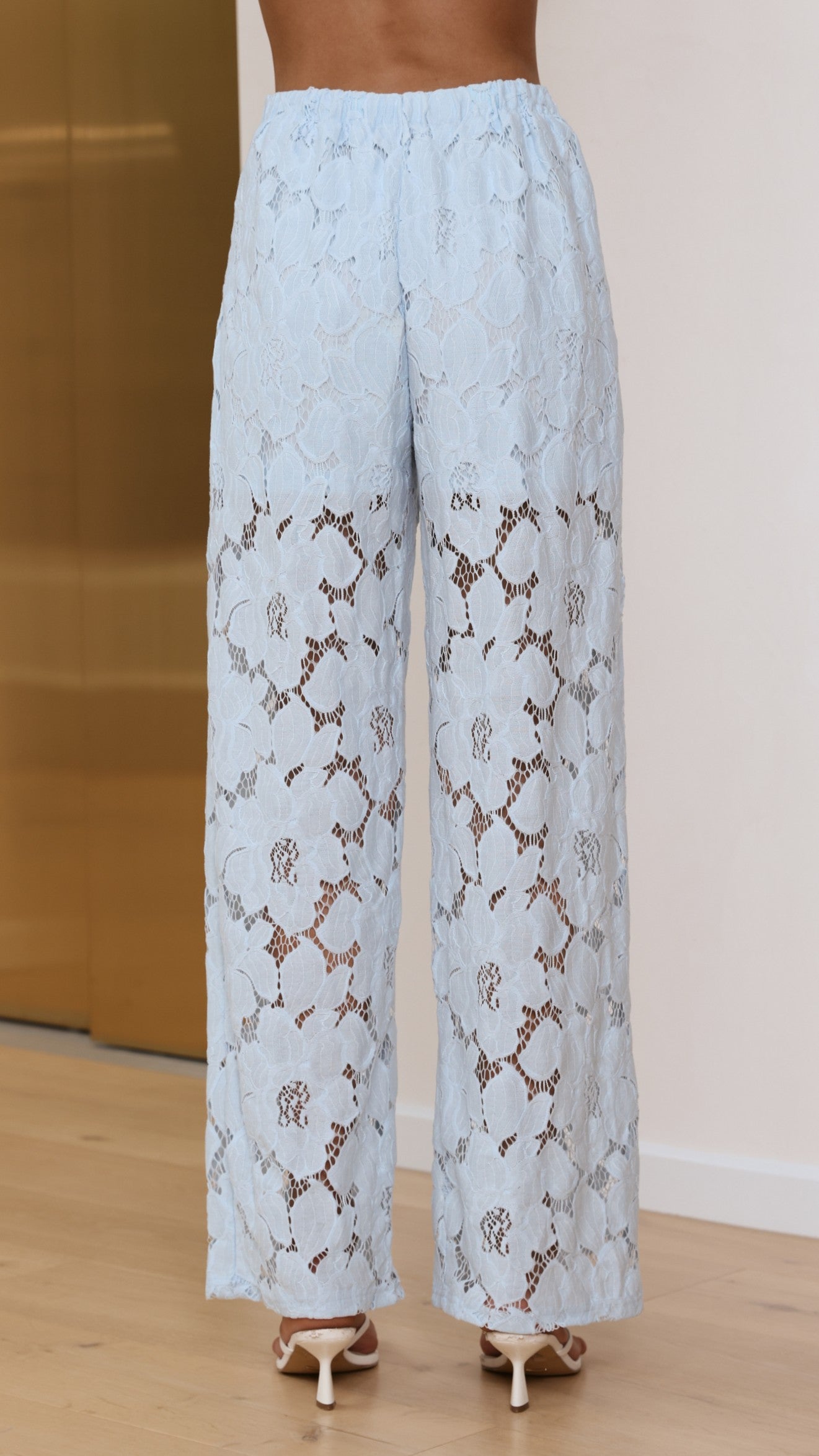 Makaylie Pants - Blue Flower