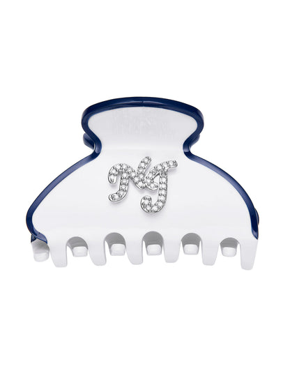 Isabela Crystal Mini White Hair Clip