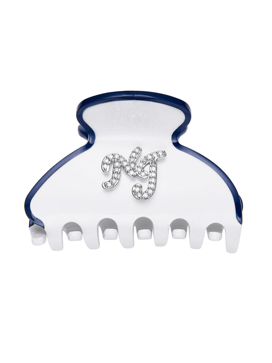 Isabela Crystal Mini White Hair Clip