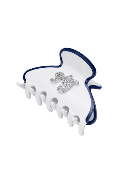 Isabela Crystal Mini White Hair Clip