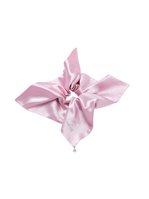 Charlotte Bow Pink Hair Tie