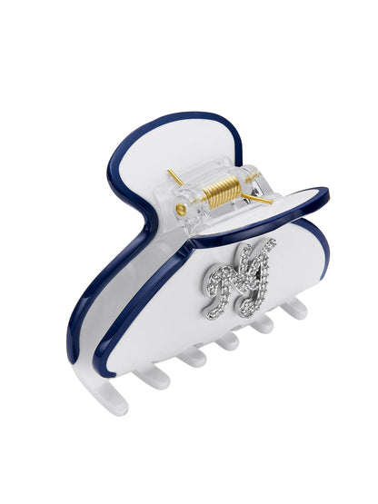 Isabela Crystal Mini White Hair Clip