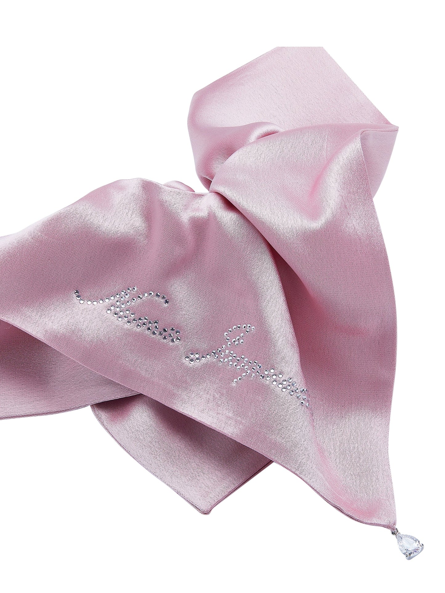 Charlotte Bow Pink Hair Tie