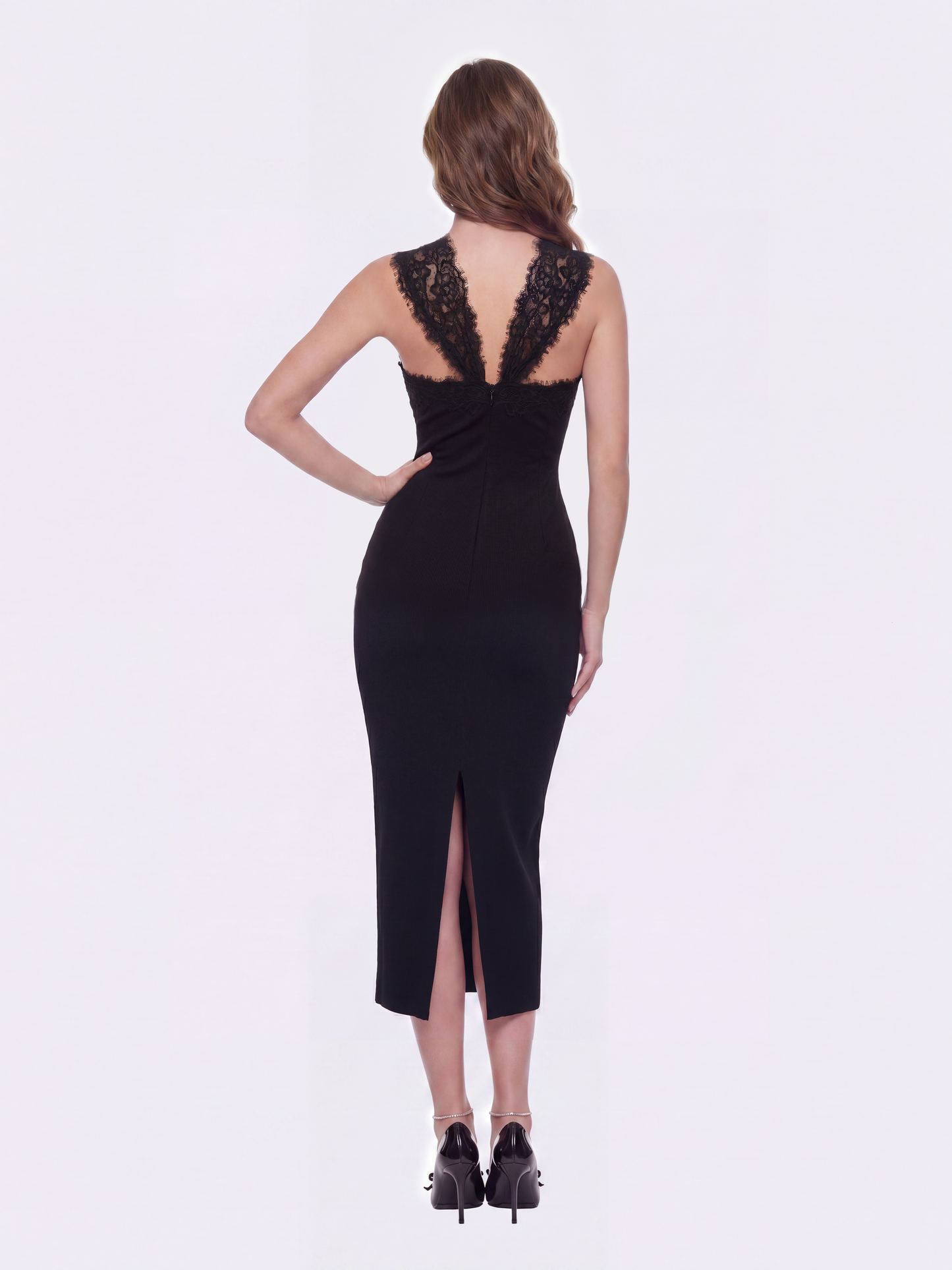 Alexandra Cutout Black Dress