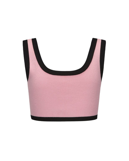 Eliza Vest Top (Pink)
