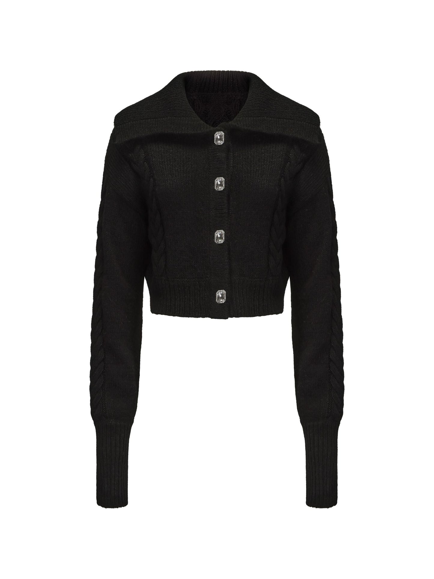 Addison Coat + Scarf Set (Black) (Final Sale)