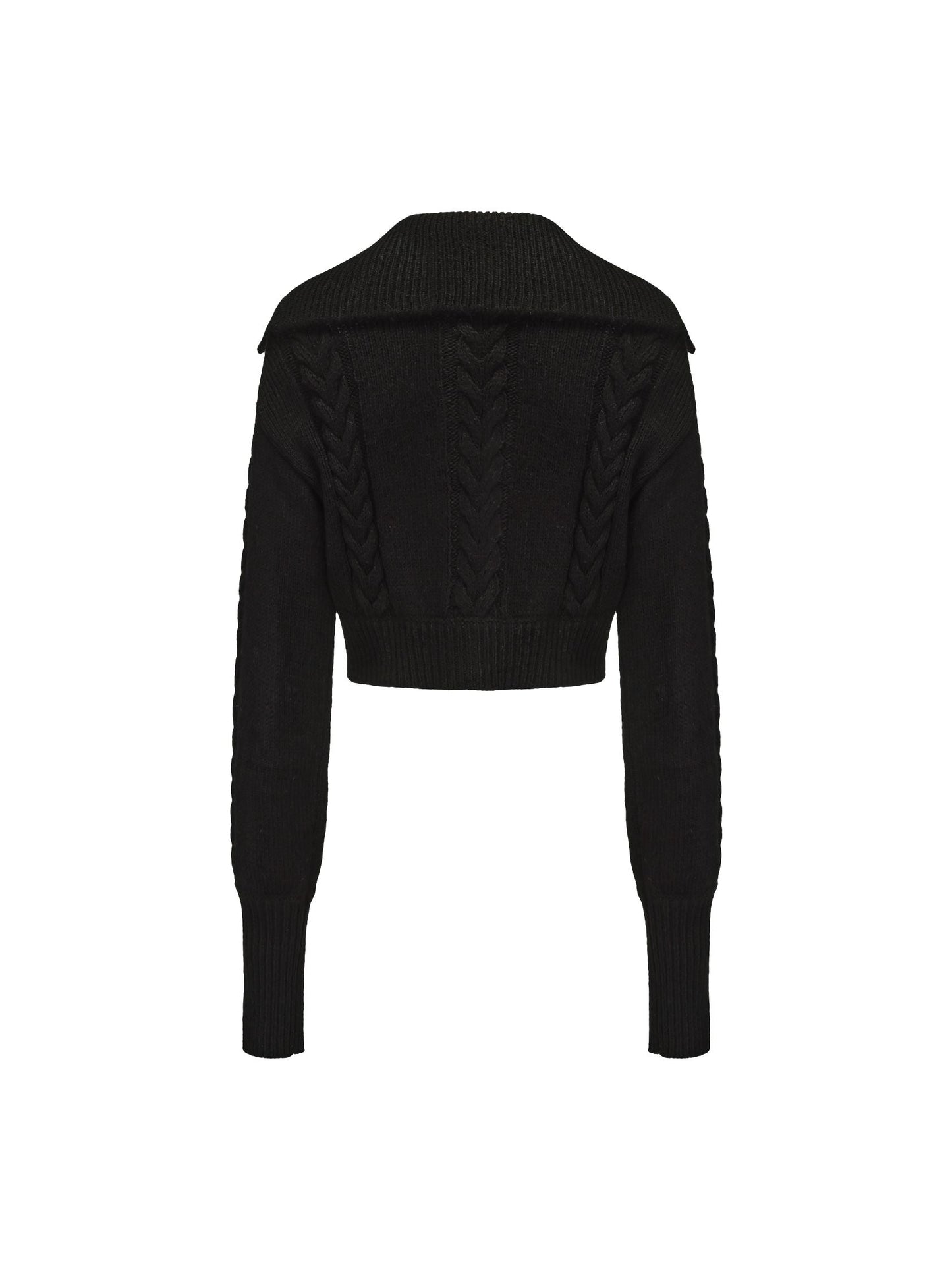 Addison Coat + Scarf Set (Black) (Final Sale)