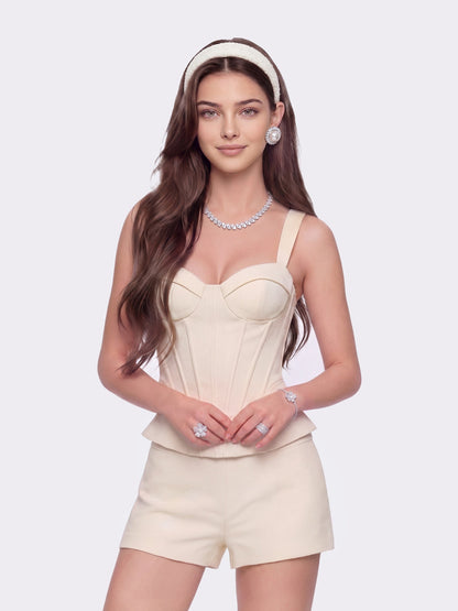 Avalon Corset Champagne Top