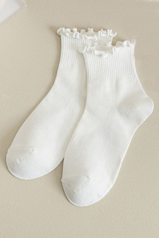 Lettuce Trim Crew Socks