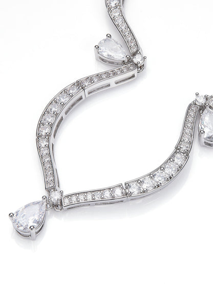 Daniela Crystal Drop Necklace