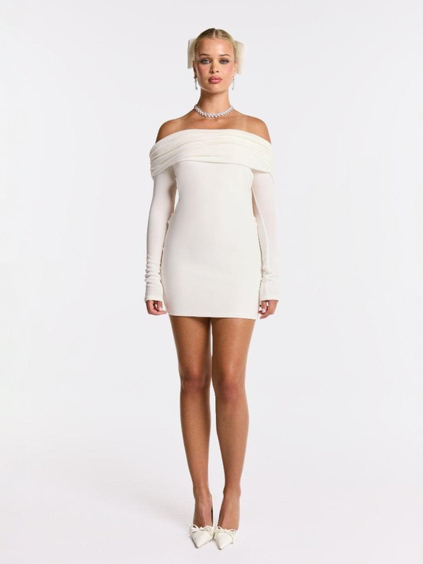 Chantel Dress (White) (Final Sale)