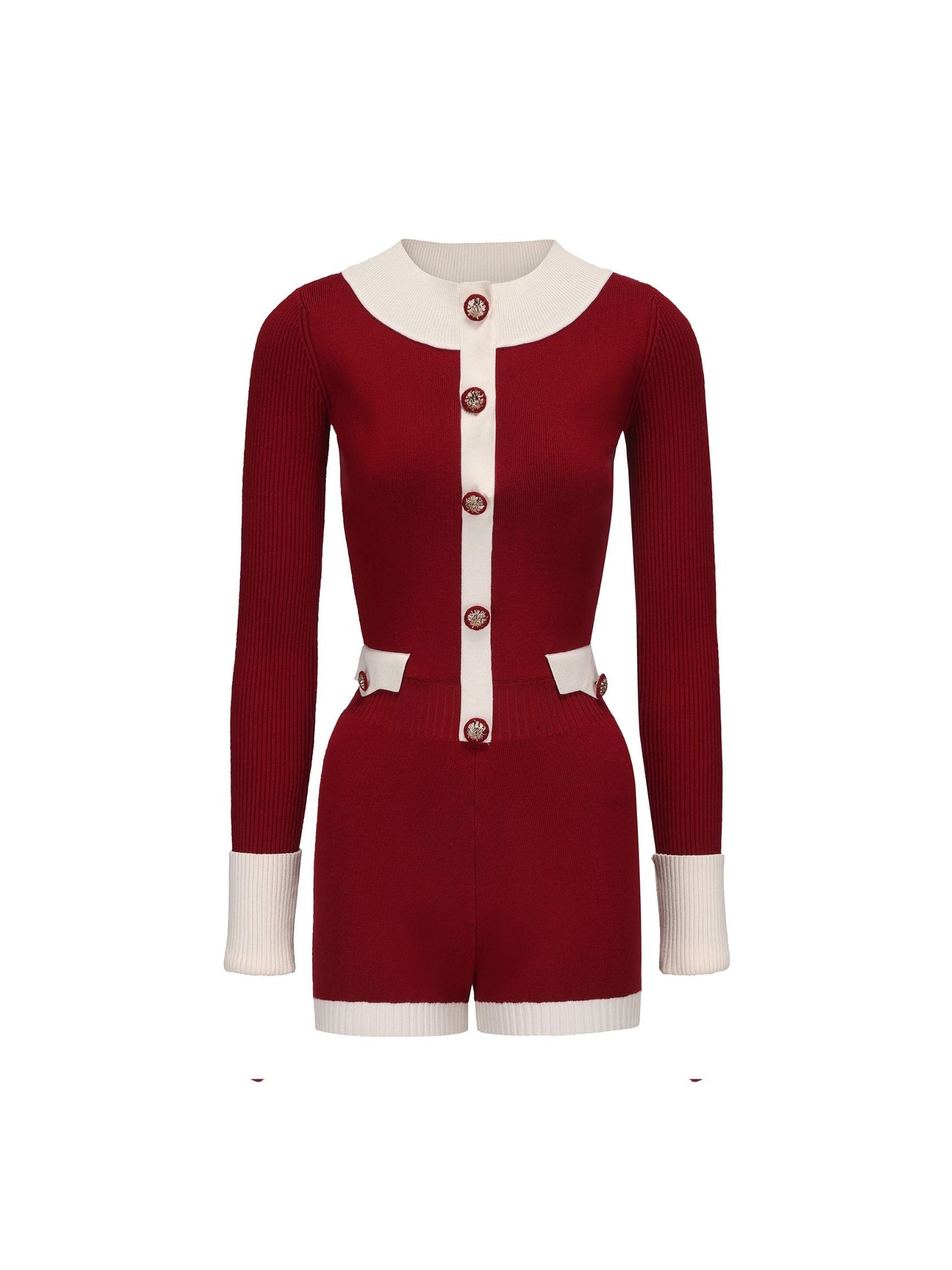 Francesca Jumpsuit (Red) (Final Sale)