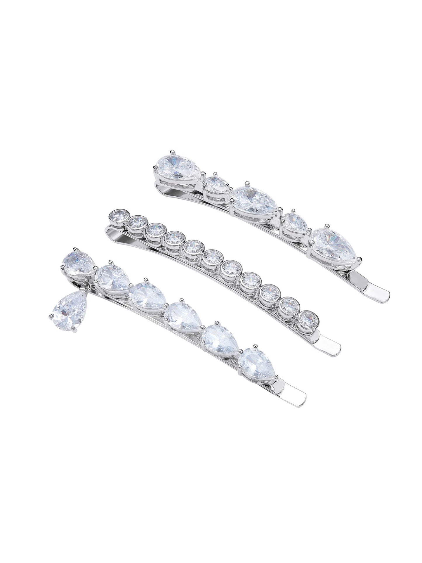 Adriana Crystal Hair Clip Set