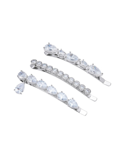 Adriana Crystal Hair Clip Set
