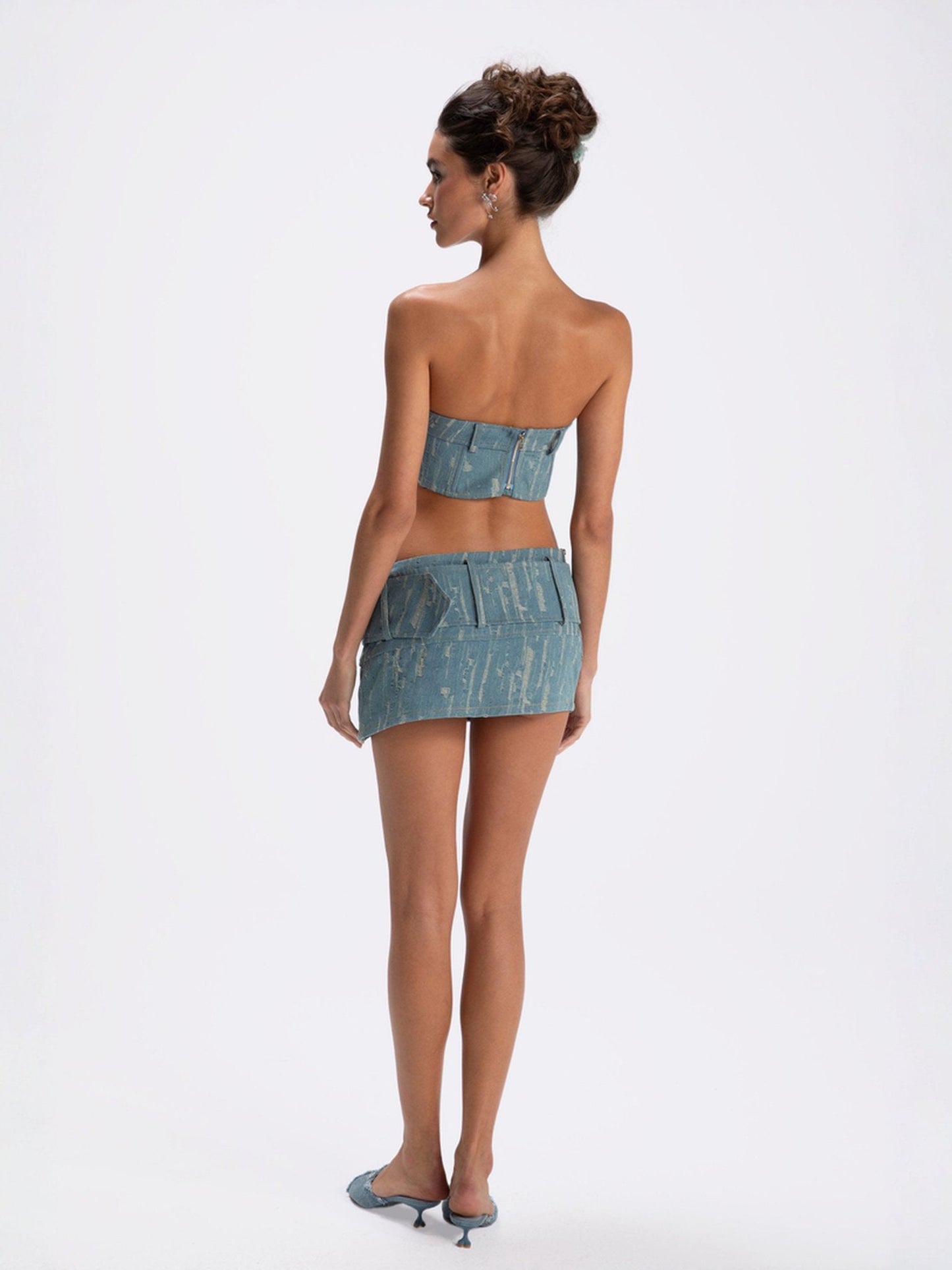 Claire Denim Mini Skirt (Final Sale)