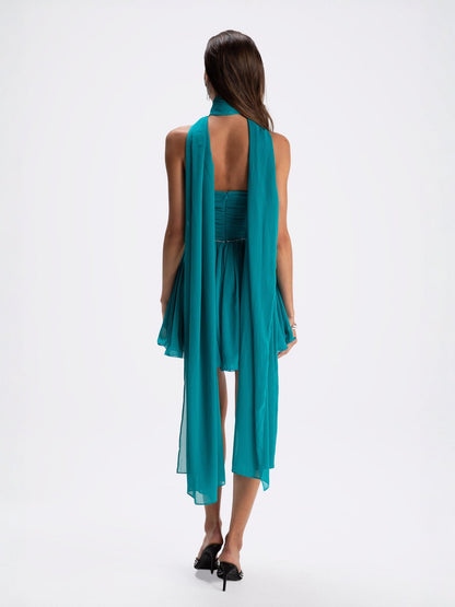 Chloe Dress (Blue) (Final Sale)