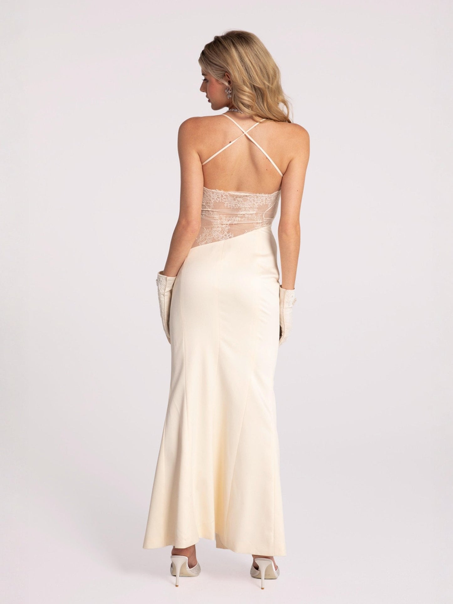 Alaina Dress (Champagne)