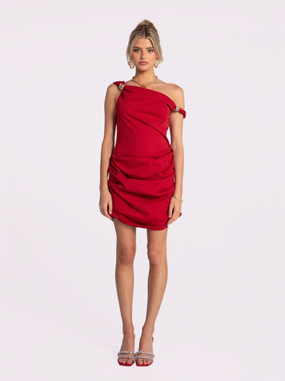 Andrea Dress (Red) (Final Sale)
