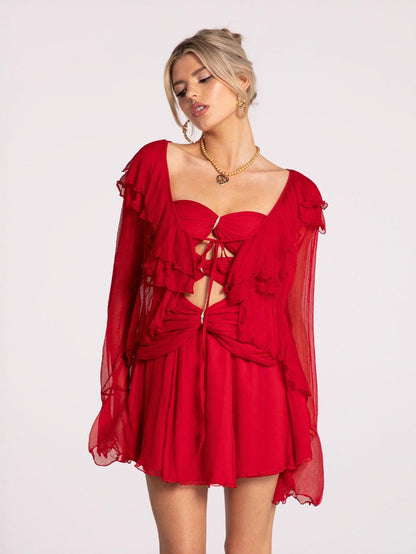 Annika Cardigan (Red)