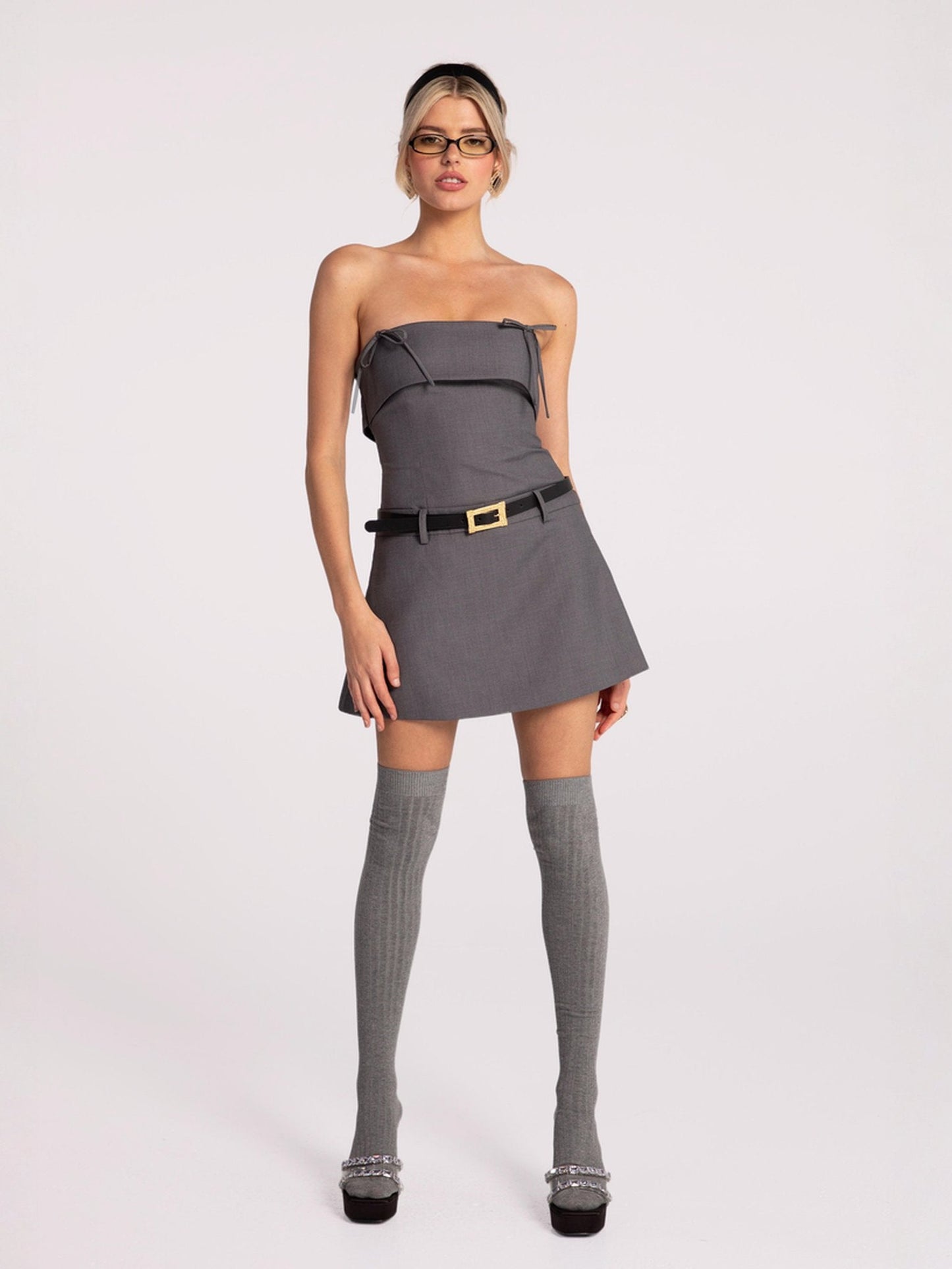 Ashley Dress (Grey) (Final Sale)