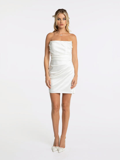 Jolene Dress (White) (Final Sale)