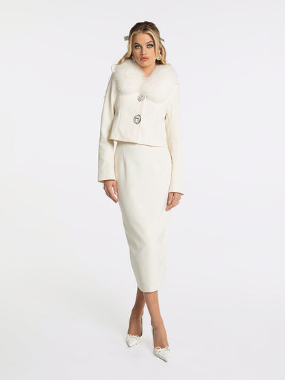Claira Coat (Off white)