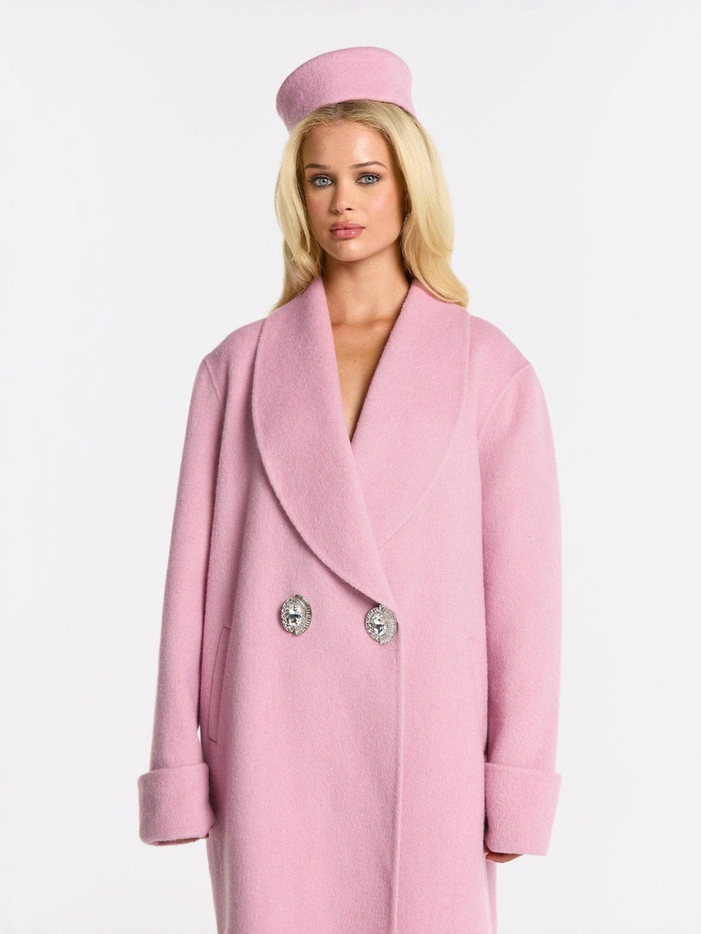 Audrina Coat (Pink) (Final Sale)