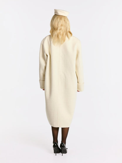 Audrina Coat (White) (Final Sale)