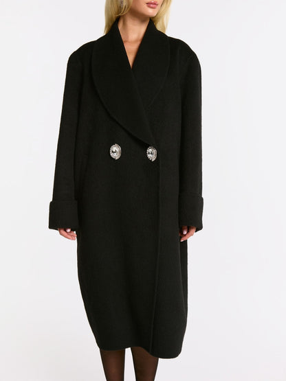 Audrina Coat (Black) (Final Sale)