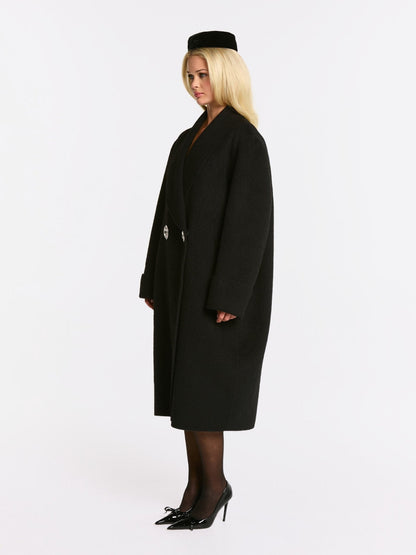 Audrina Coat (Black) (Final Sale)