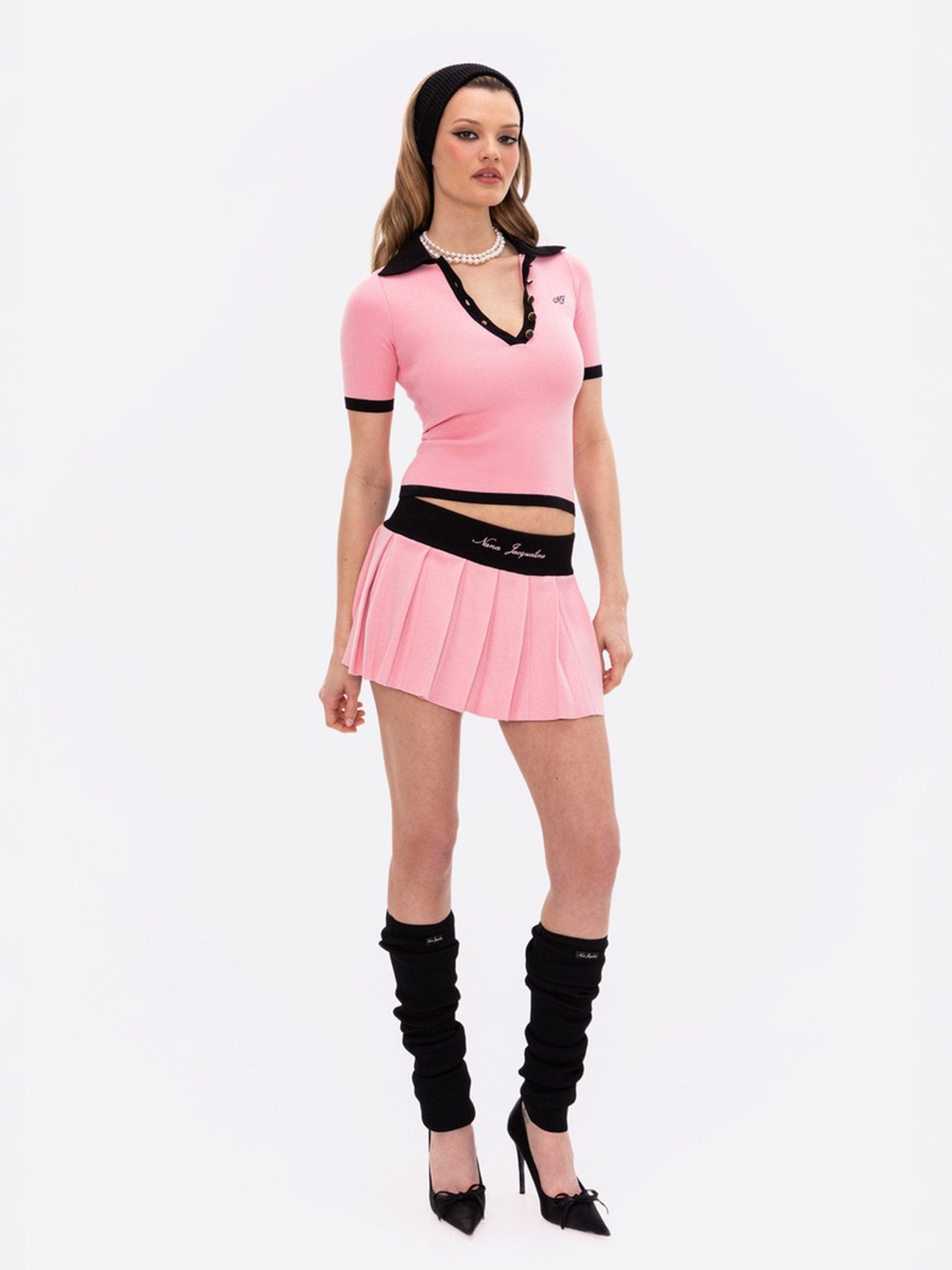Hazel Polo Top (Pink)