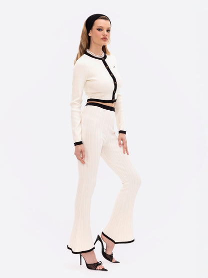 Eliza Knit Cardigan (White)