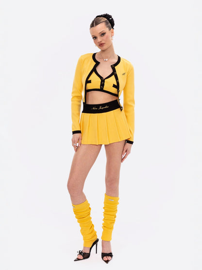Eliza Vest Top (Yellow)