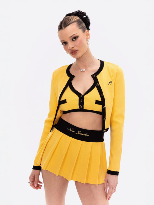 Eliza Vest Top (Yellow)