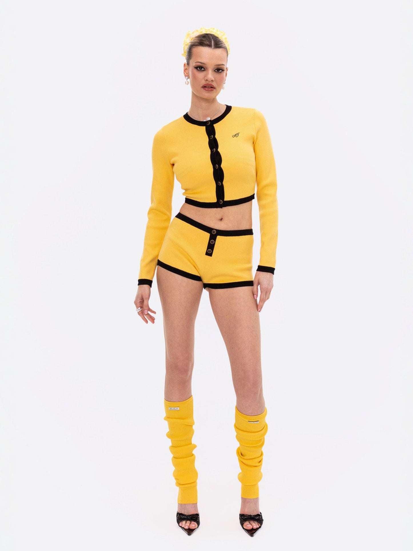 Eliza Knit Cardigan (Yellow)
