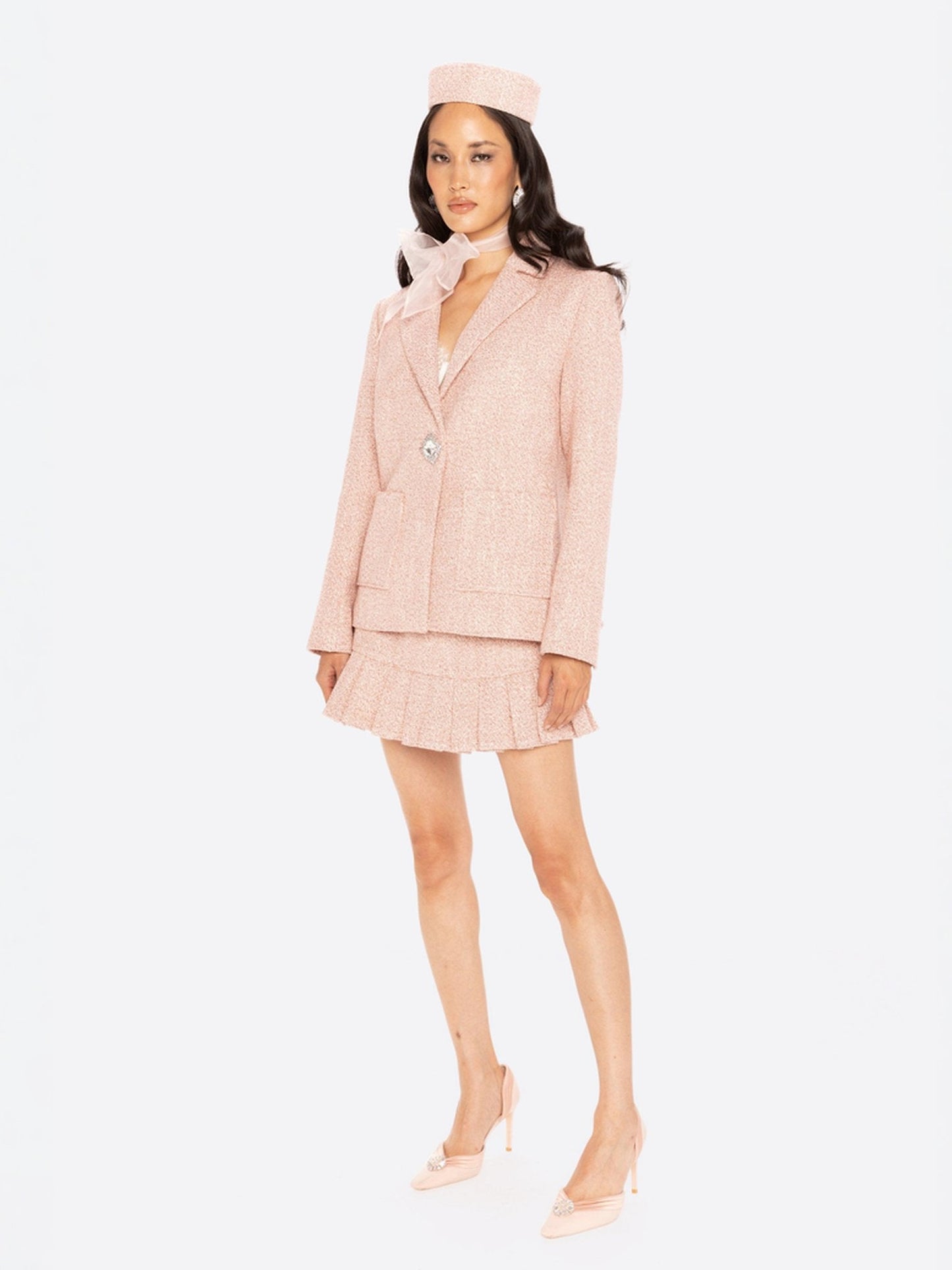 Gia Pleated Mini Skirt