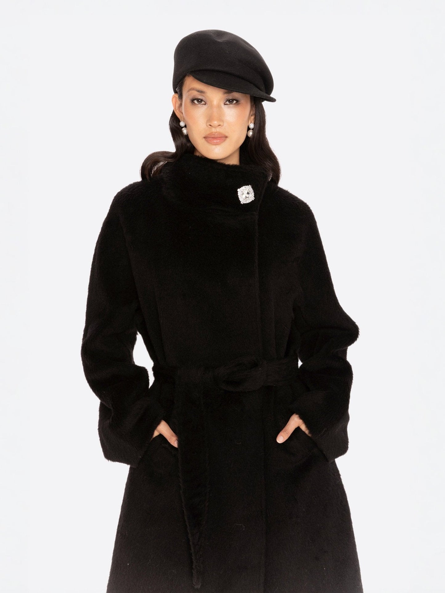Audrey Long Coat (Black)