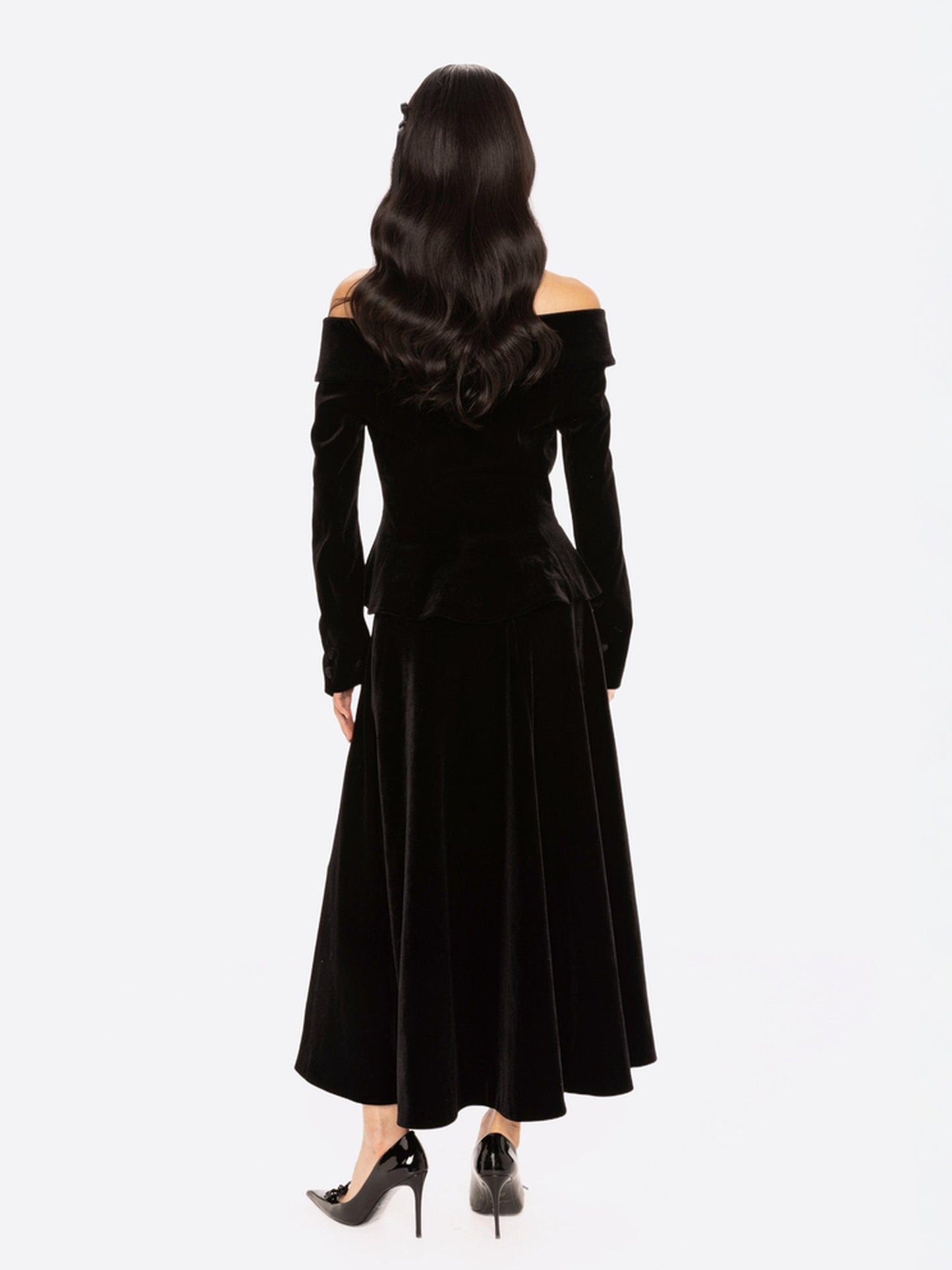 Blaire Velvet Top (Black)