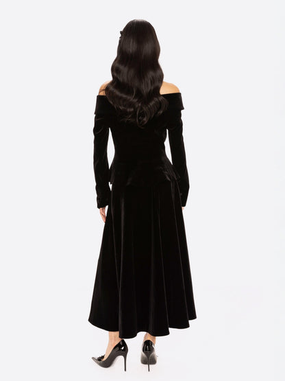 Blaire Velvet Top (Black)