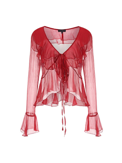 Annika Cardigan (Red)